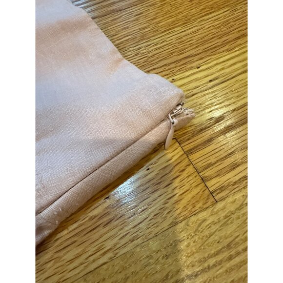 Merona Womens Pink Linen Flared Skirt Size 12 - Picture 7 of 9